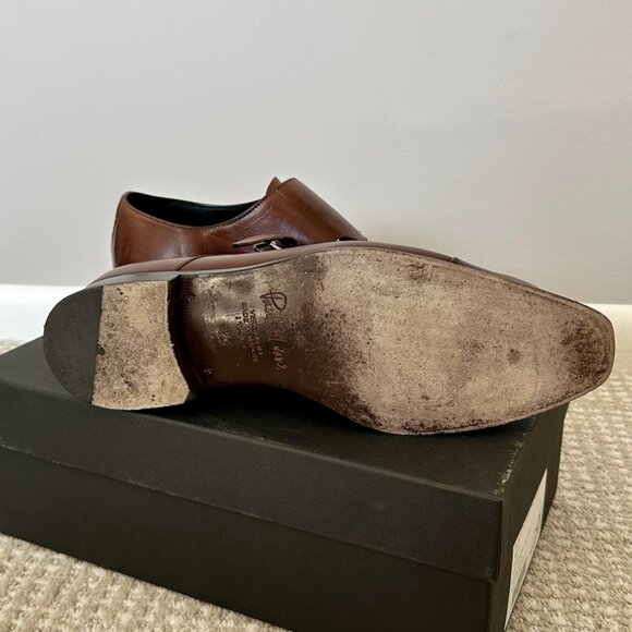 Paul Evans The Burton Double Monk Strap - Brown - Picture 4 of 4